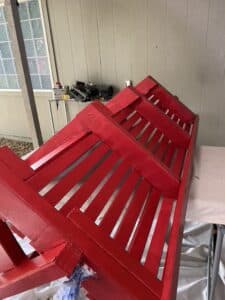 painting the bottom