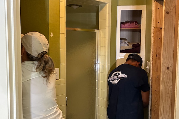 bathroom demo
