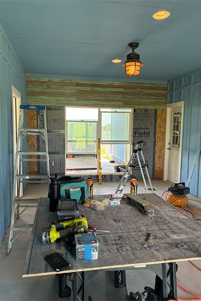 Enclose breezeway